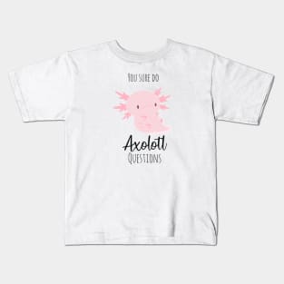 Sassy Axolotl Kids T-Shirt